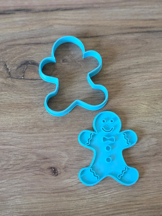 Festive Christmas Cookie Clay Cutter set of 6